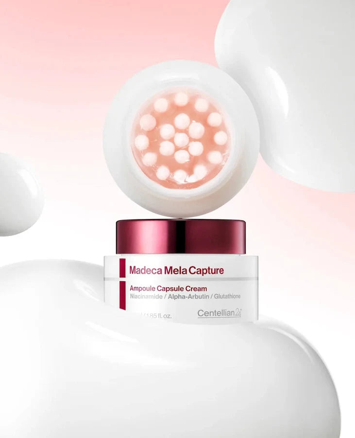 Centellian24 Madeca Mela Capture Ampoule Capsule Cream – Crema iluminadora con TECA y glutatión (55 ml)