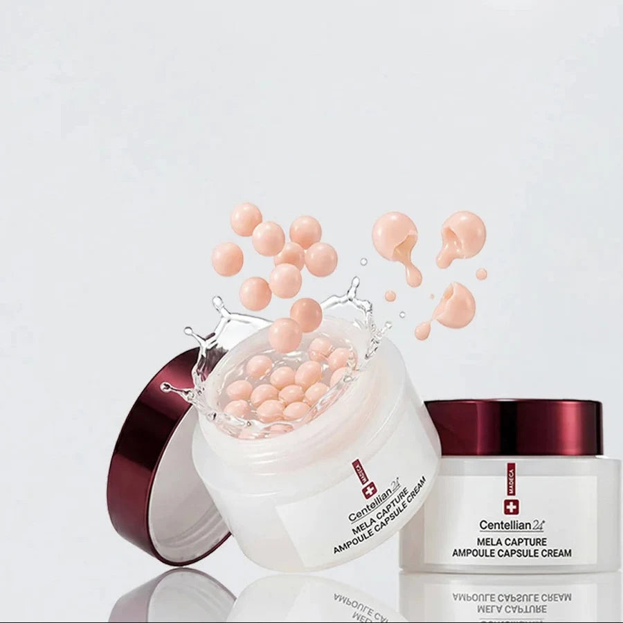 Centellian24 Madeca Mela Capture Ampoule Capsule Cream – Crema iluminadora con TECA y glutatión (55 ml)