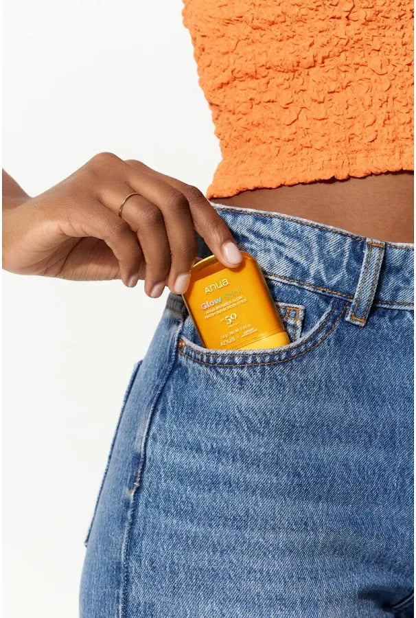 Anua Invisible Glow Finish Sunscreen Stick – Protector solar en stick de acabado luminoso (18 g)