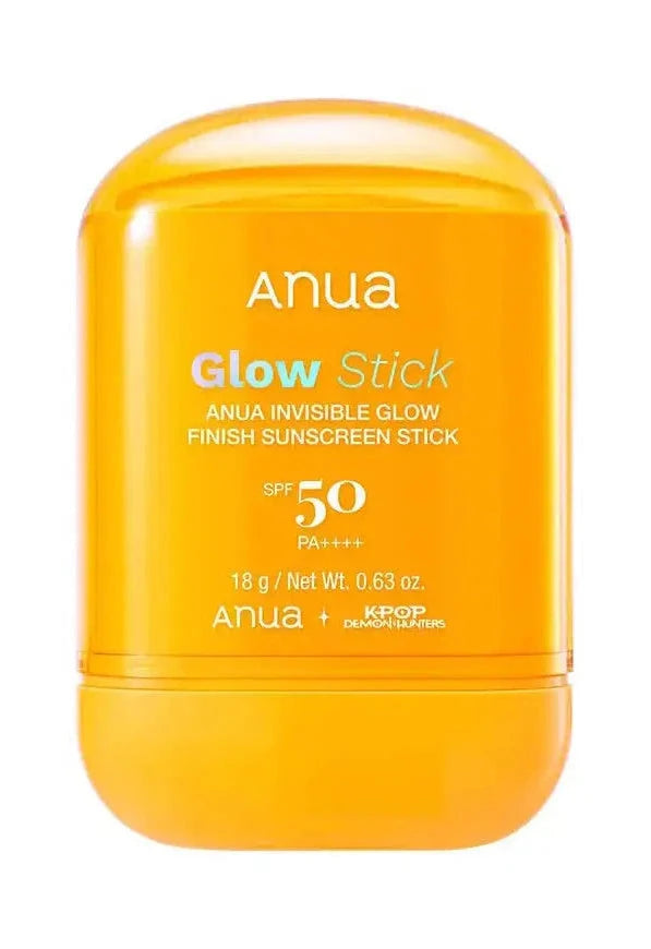 Anua Invisible Glow Finish Sunscreen Stick – Protector solar en stick de acabado luminoso (18 g)