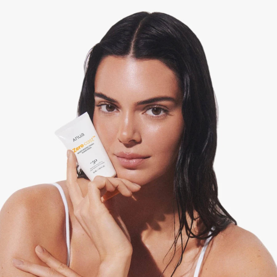 Anua Zero-Cast Moisturizing Finish Sunscreen – Protector solar hidratante de acabado natural (50 ml)