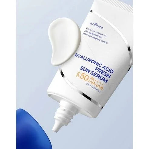 Isntree Hyaluronic Acid Fresh Sun Serum – Sérum solar ligero con ácido hialurónico (50 ml)