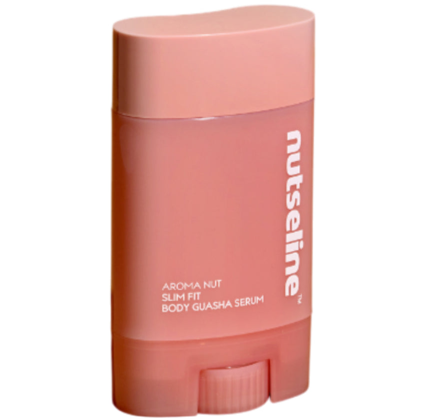 Nutseline Aroma Nut Slim Fit Guasha Serum – Sérum corporal con aplicador de guasha y cafeína (60 ml)